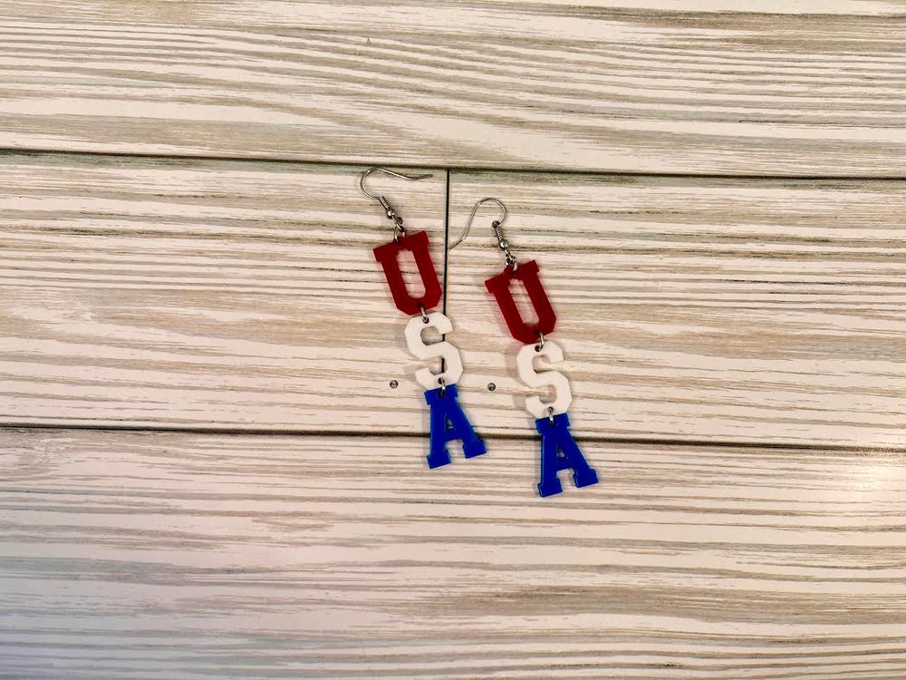 USA Dangle Earrings