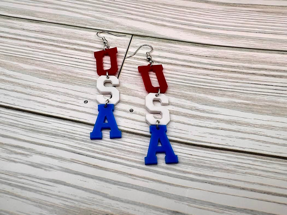 USA Dangle Earrings