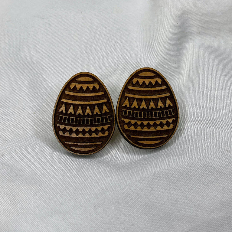 Easter Egg Stud Earrings  (Set of 3)