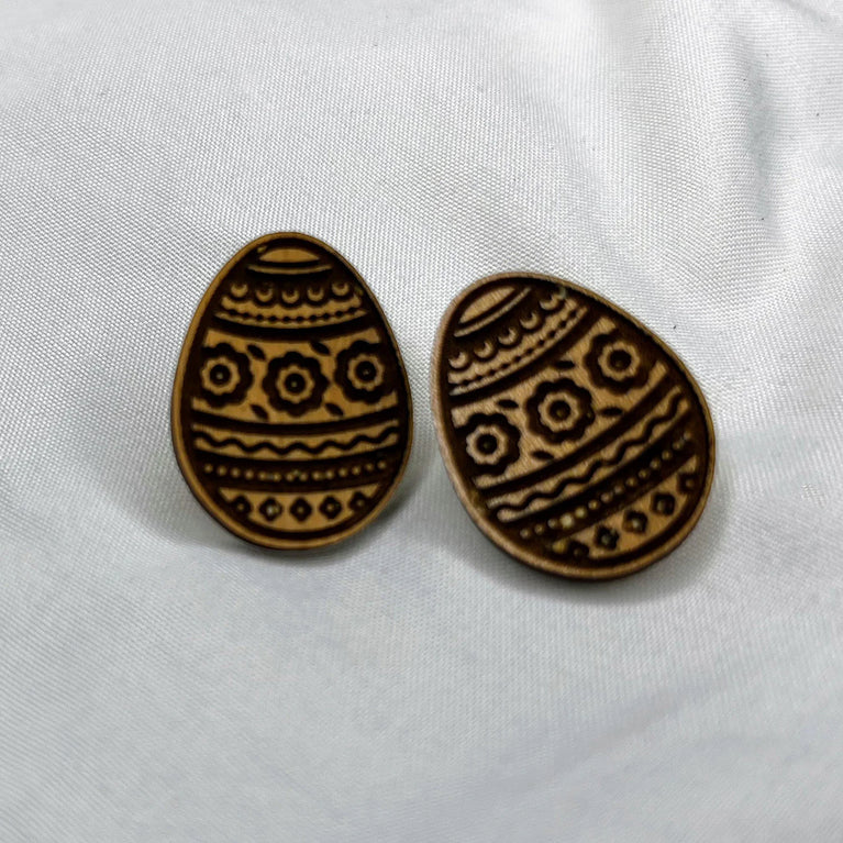 Easter Egg Stud Earrings  (Set of 3)