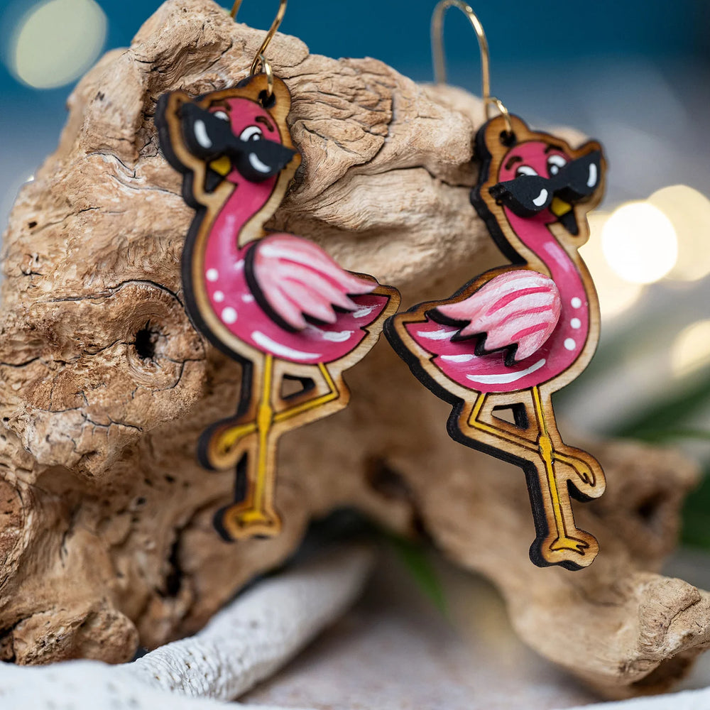 Stylish Flamingo Earrings