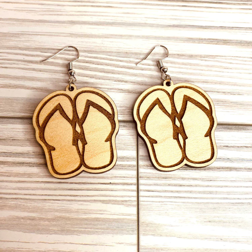 Flip Flop Dangle Earrings