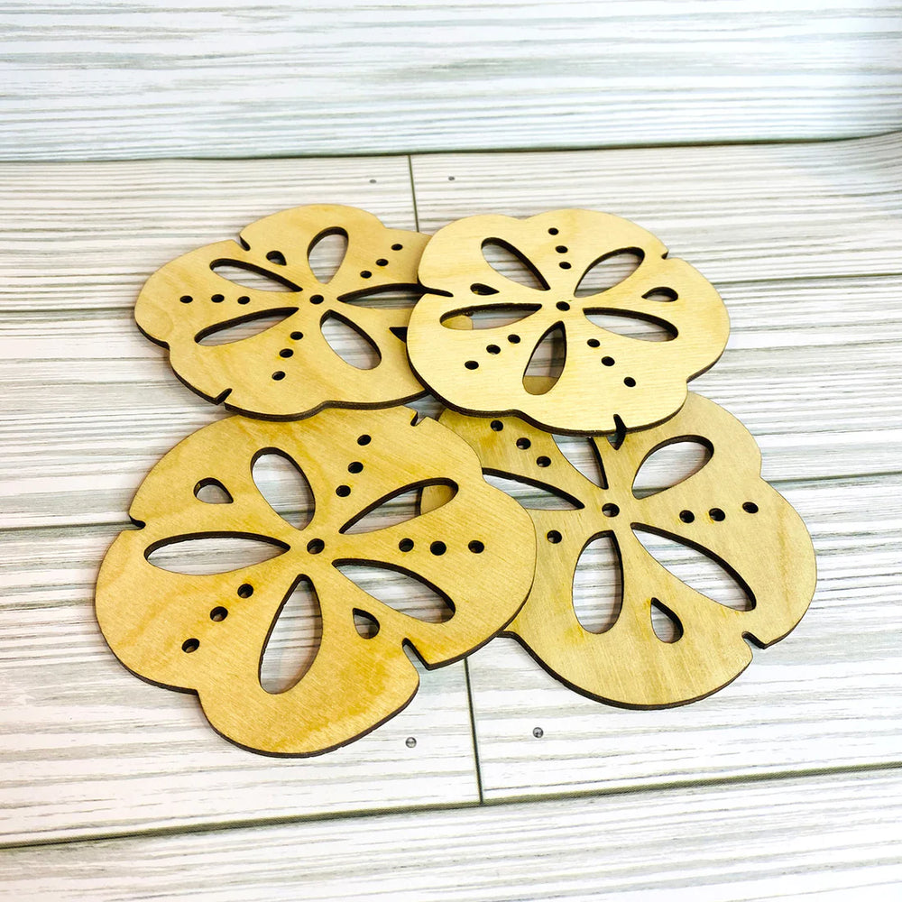 Sand Dollar Nautical Beach Coaster (Set of 4)