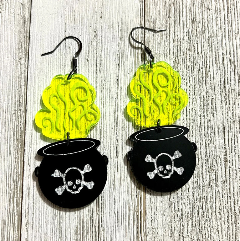 Witches Cauldron Earrings