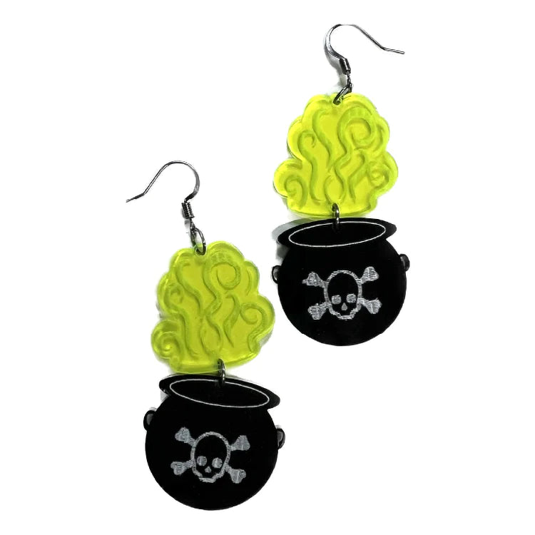 Witches Cauldron Earrings