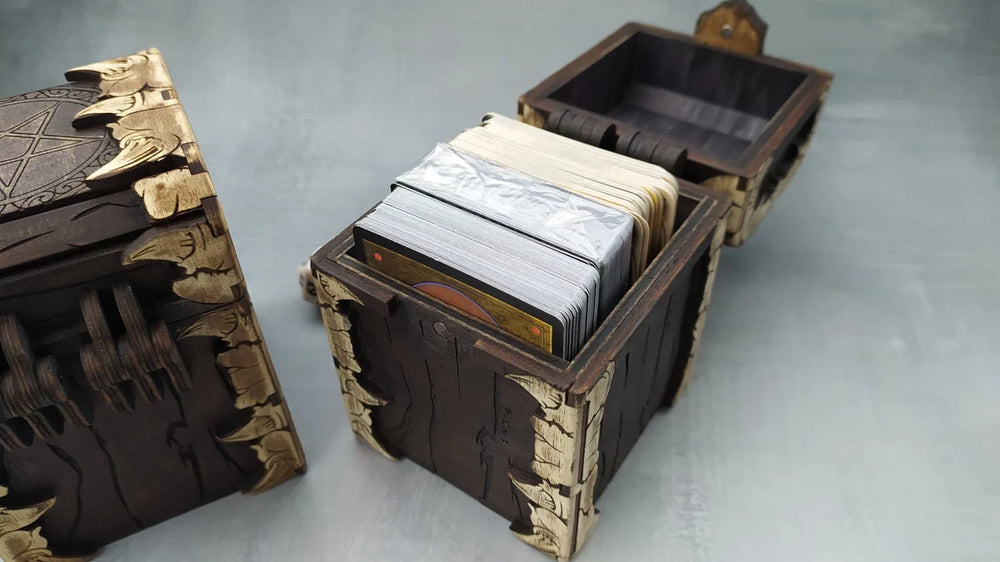 Rustic Bone Card Chest