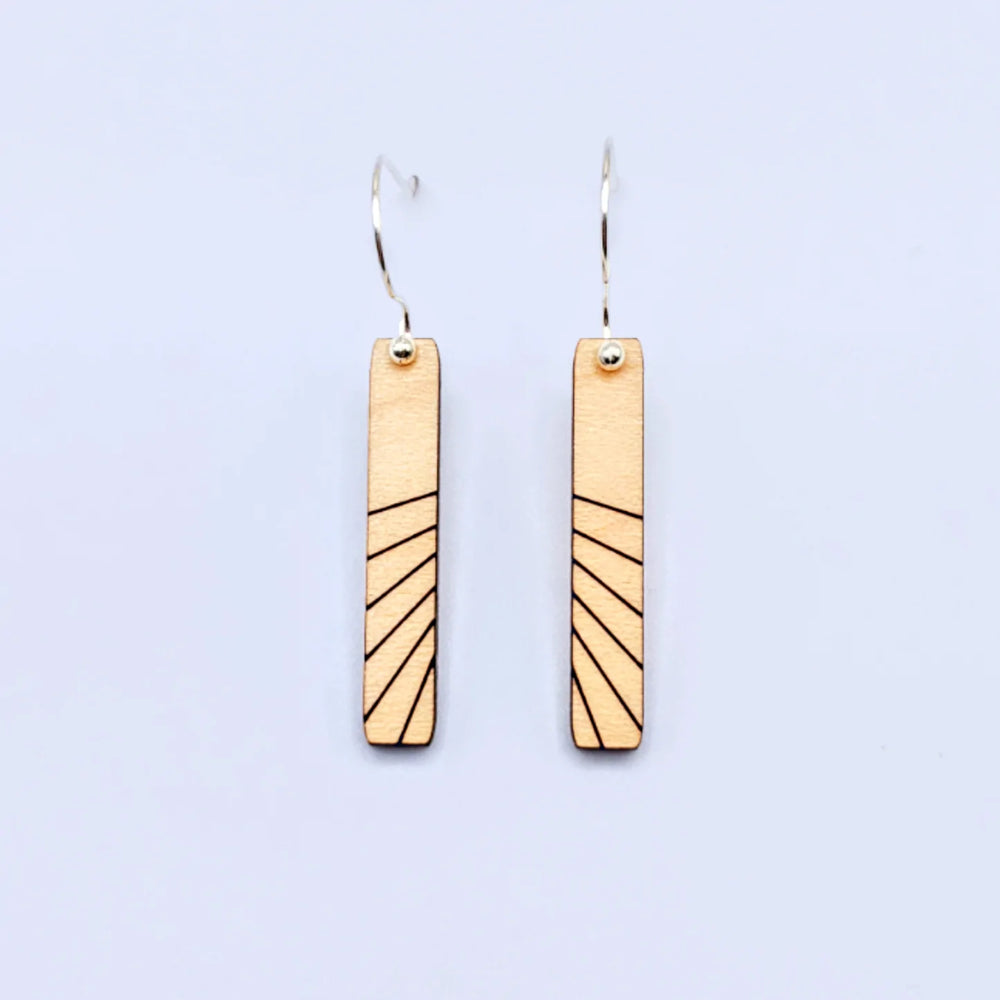 Geometric Line Earrings