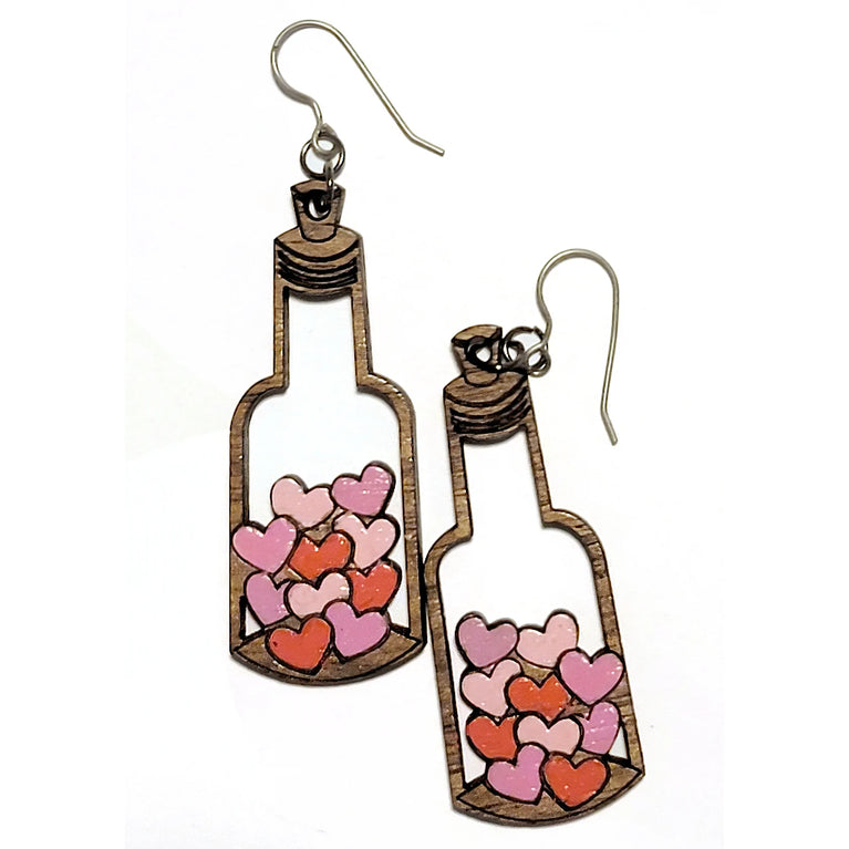 Bottled Heart Earrings