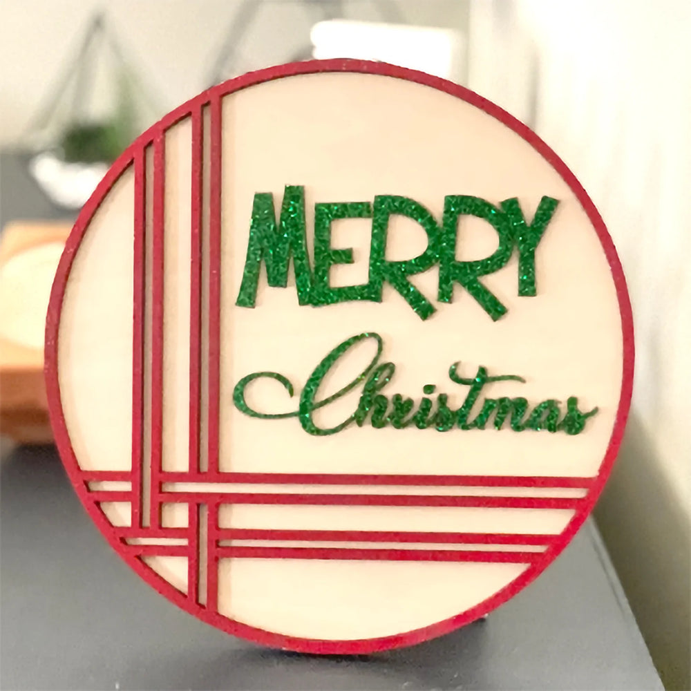 Christmas Gift Wrap Door Sign