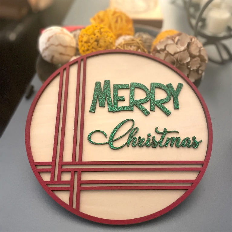 Christmas Gift Wrap Door Sign