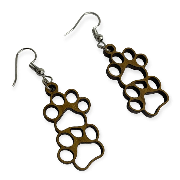 Paw Print Earrings