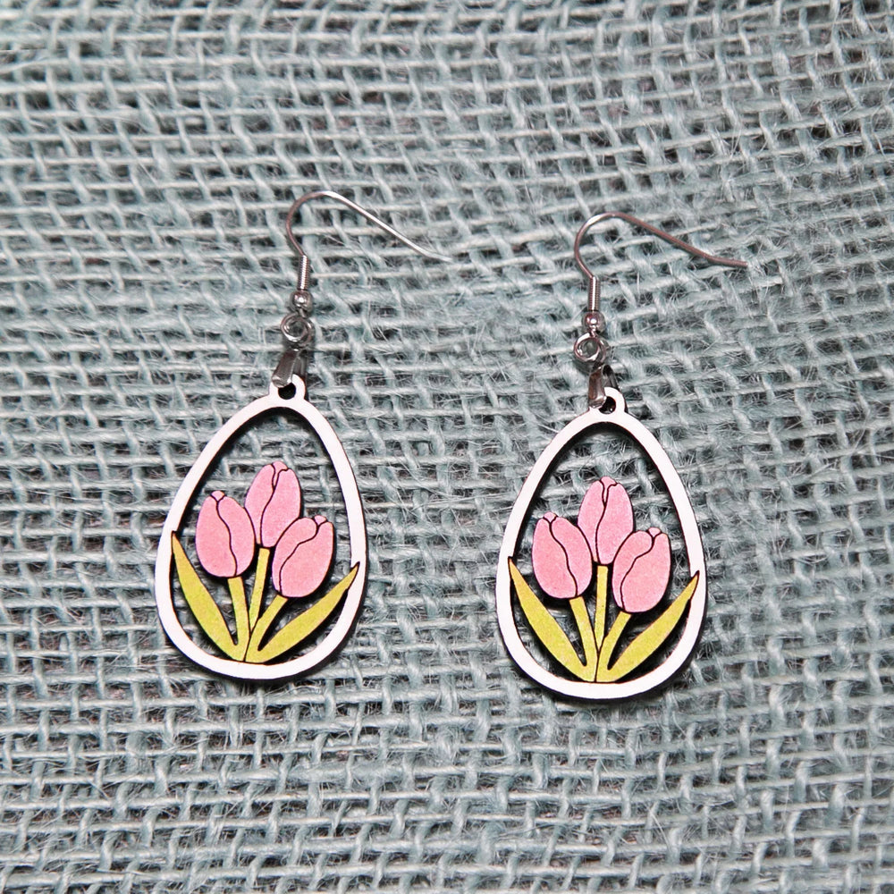 Easter Tulip Earrings