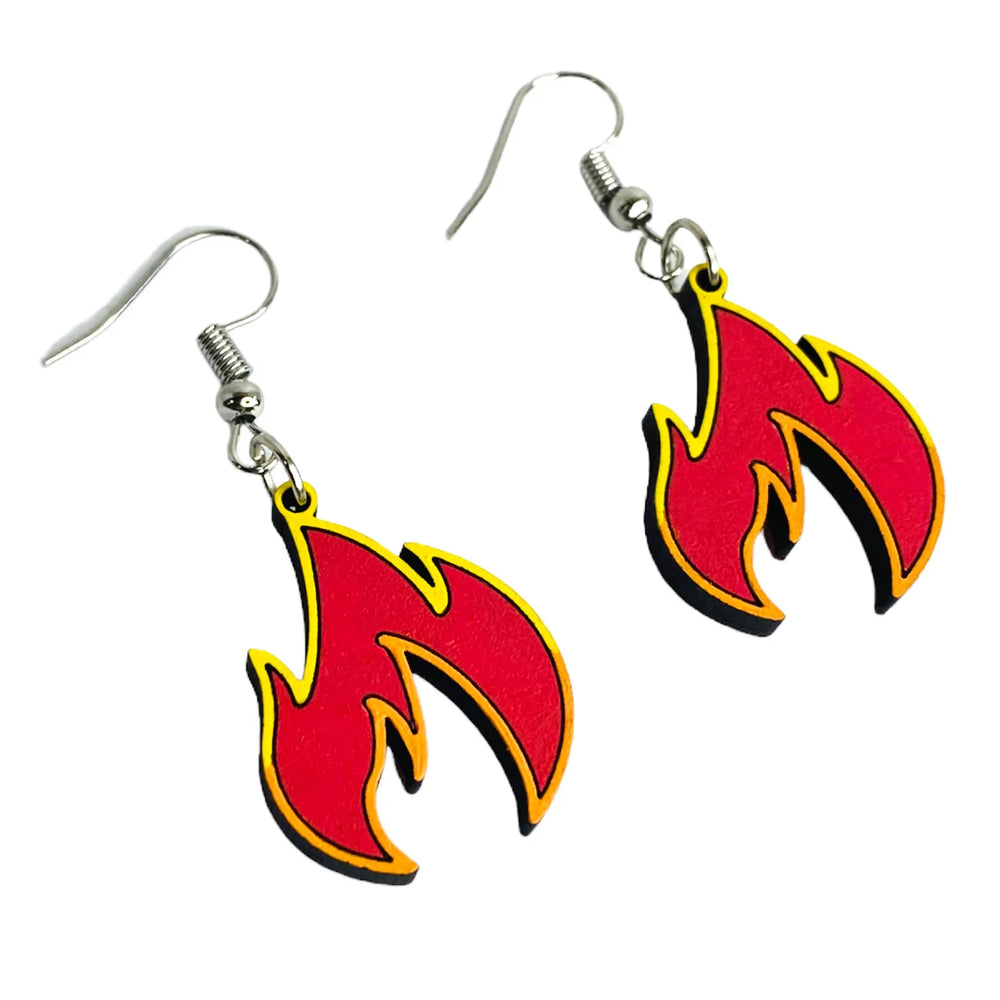 Flame Campfire Earrings