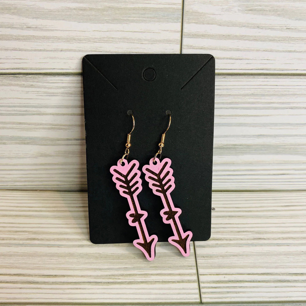 Heart and Arrow Earrings