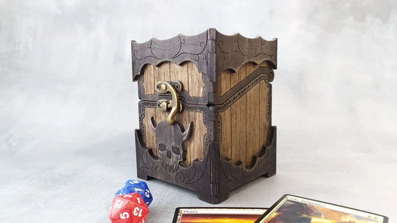 Skull Card Deck Holder