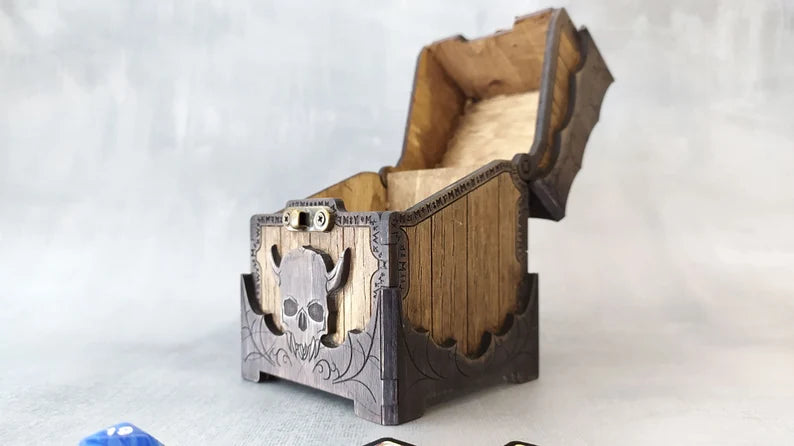 Skull Card Deck Holder