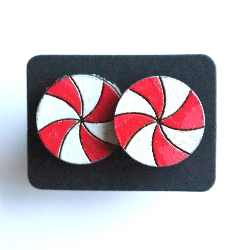 Peppermint Candy Earrings