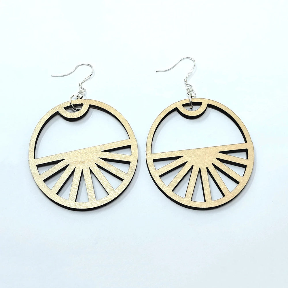 Radiant Round Earrings