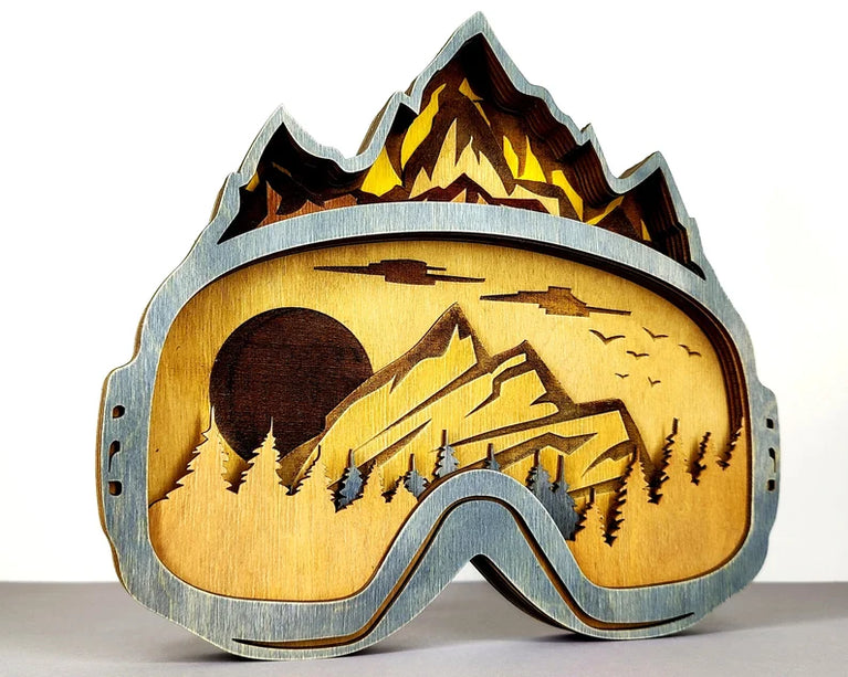 Mountain Goggles Layer Art