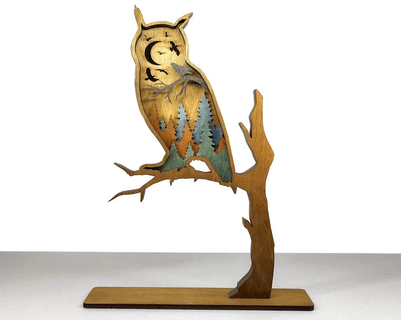 Owl Layer Art