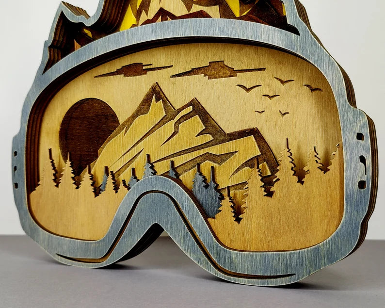 Mountain Goggles Layer Art