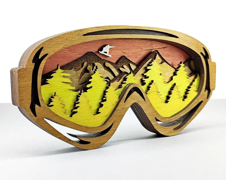 Snowboard Goggle Layer Art