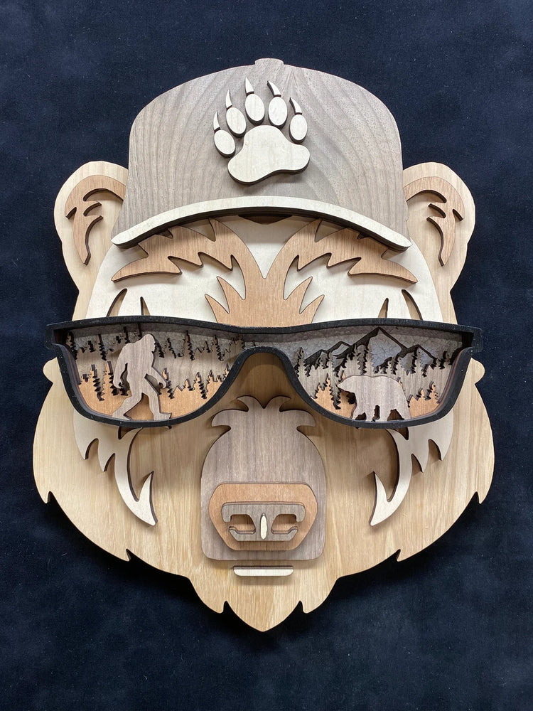 Bear wall art